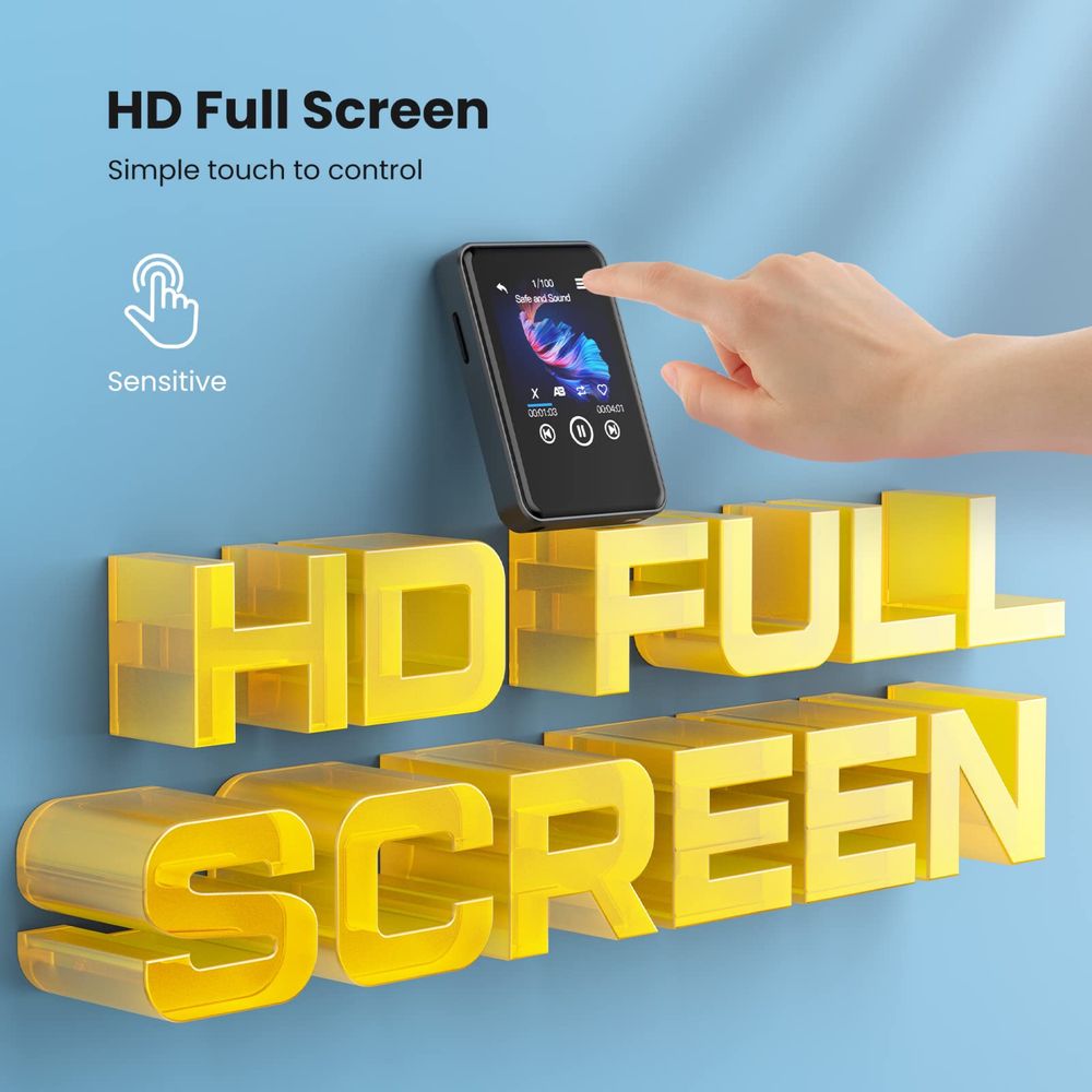 64GB MP3 плейър Bluetooth 5.2/2.4" сензорен екран/електронна книга/FM
