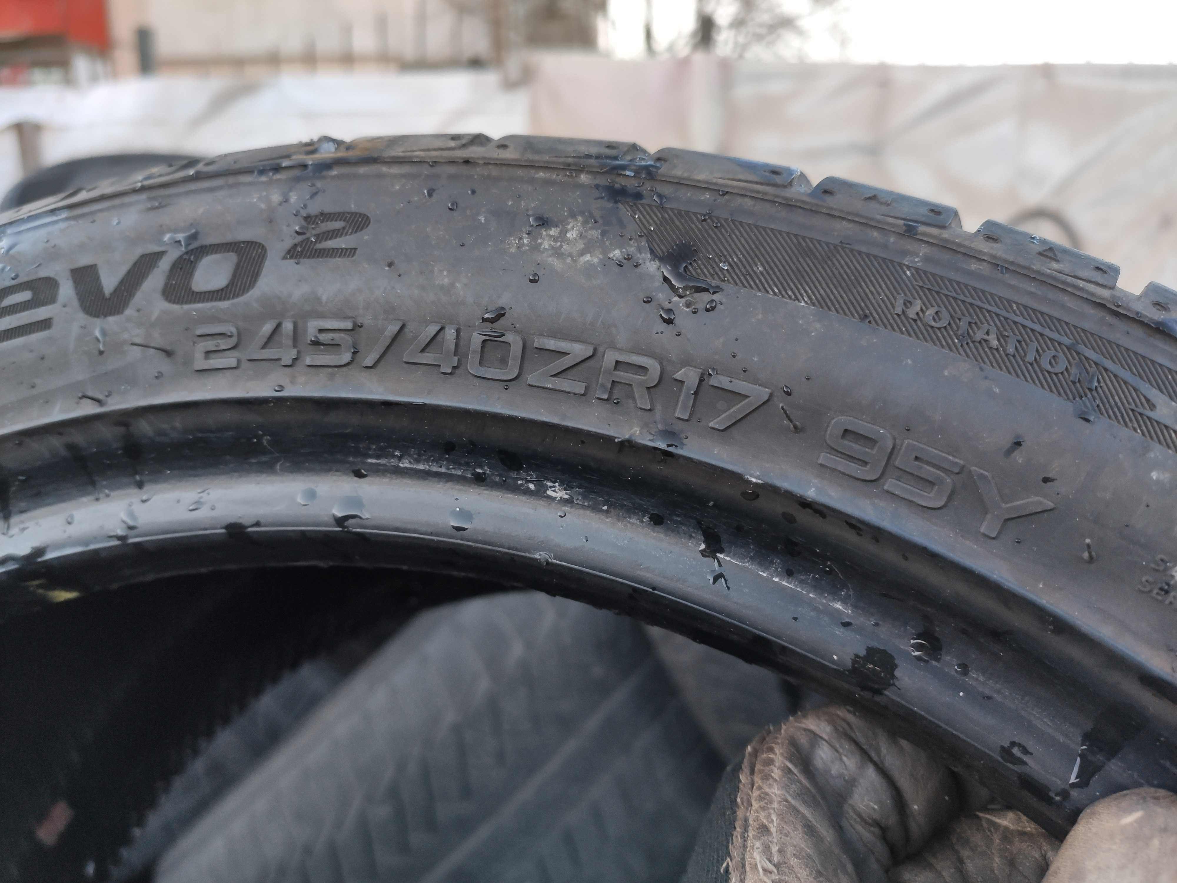 2бр Летни Гуми 245 40 17 - Hankook