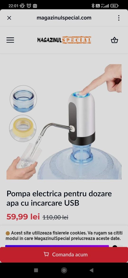 Pompa electrica pentru dozare apa