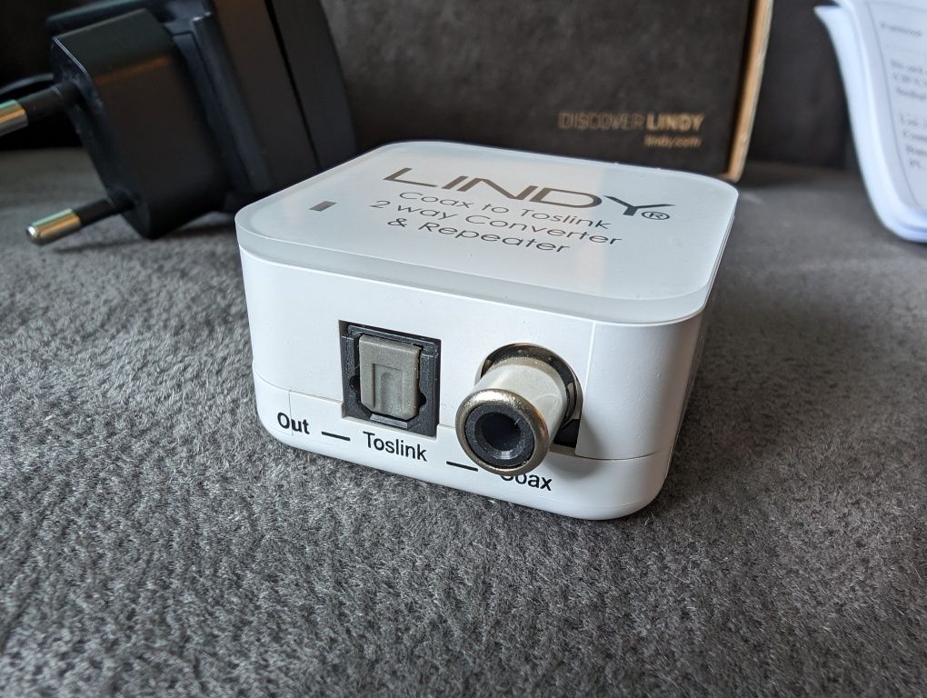 Convertor Audio Digital SPDIF & TOSLINK Bidirectional, LINDY L70411