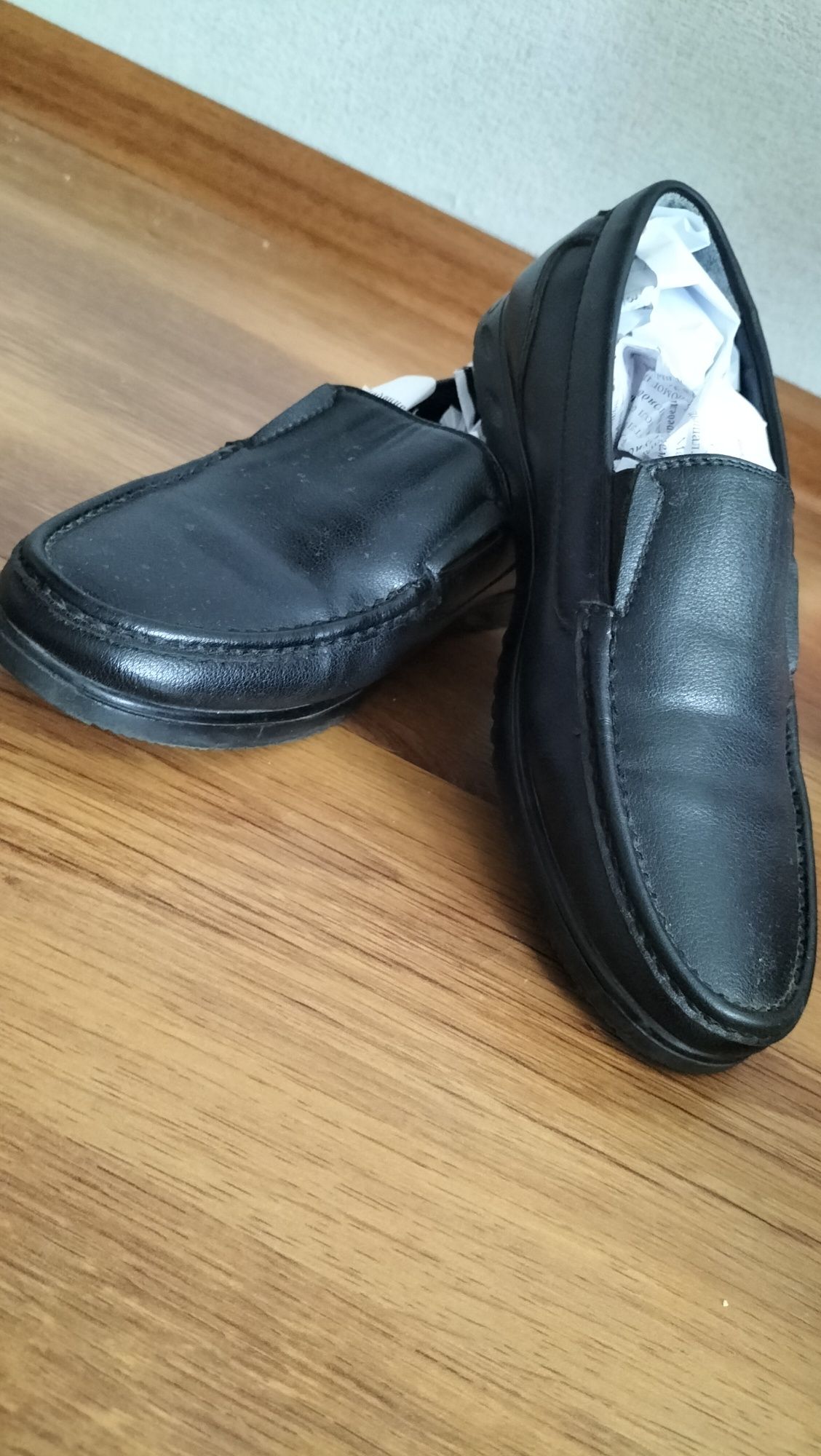 Обувь макаси, черного цвета
