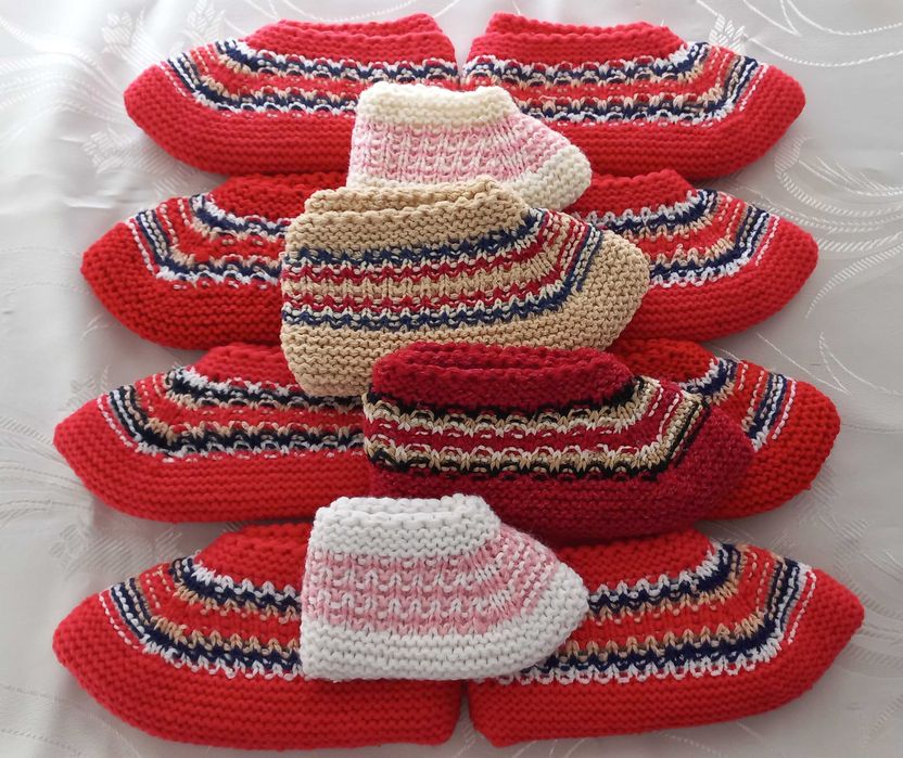 Терлици ръчно плетени мъжки, дамски и детски модели