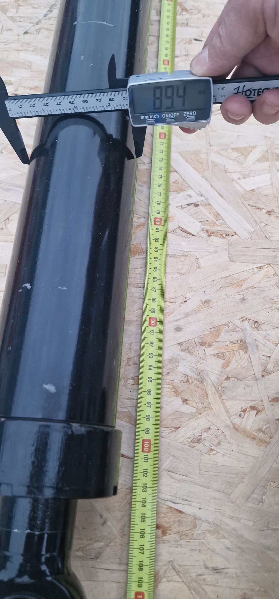 Cilindru hidraulic lungime 1100 mm ( 1 m și 10 cm ) tija grosime 50 mm