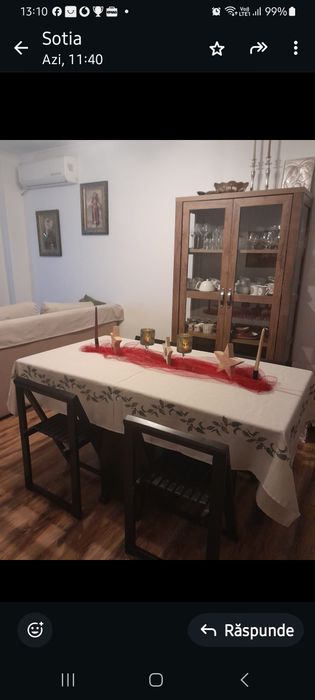 Masa pliabila cu 4 scaune