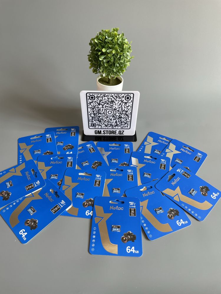 Карта памяти Micro SD 64, 128 Gb