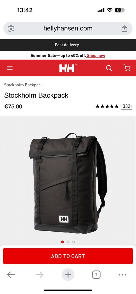 Раница Helly Hansen Stockholm Backpack