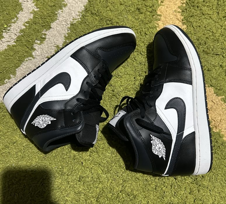 Jordan 1 noi black white 45