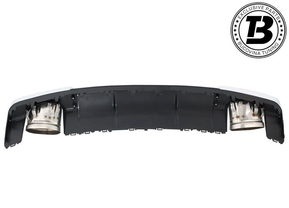 Difuzor Bara Spate cu Ornamente compatibil cu Audi A3 8V RS3 Design