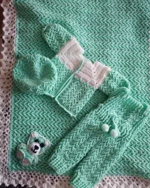 Set crosetat bebelusi 0-8 luni