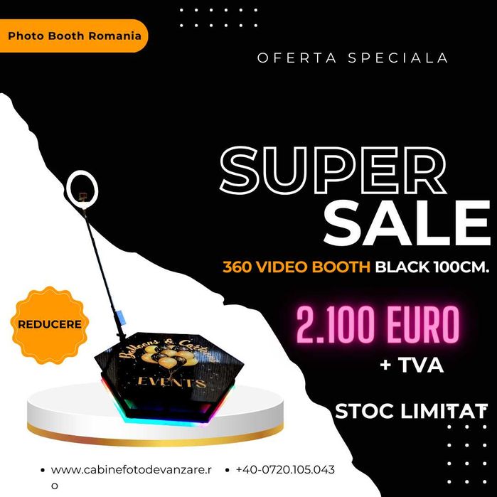 Producator Platforma video 360 Video  Booth  SMART