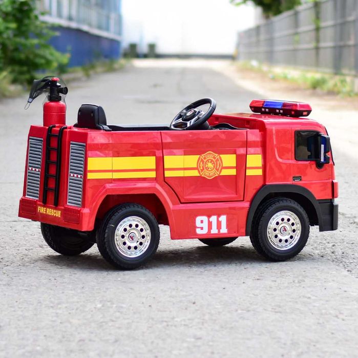 Masinuta electrica Pompieri Fire Truck Hollicy