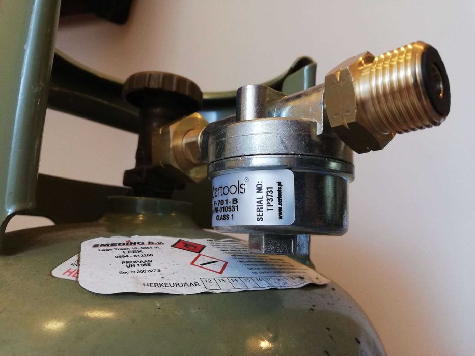 Filtru butelie gaz rulota GPL caravana  turism camping