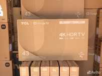 Телевизор Тсл 43 4K HDR Smart Tv V6B Прошивка каналы + Доставка бонус