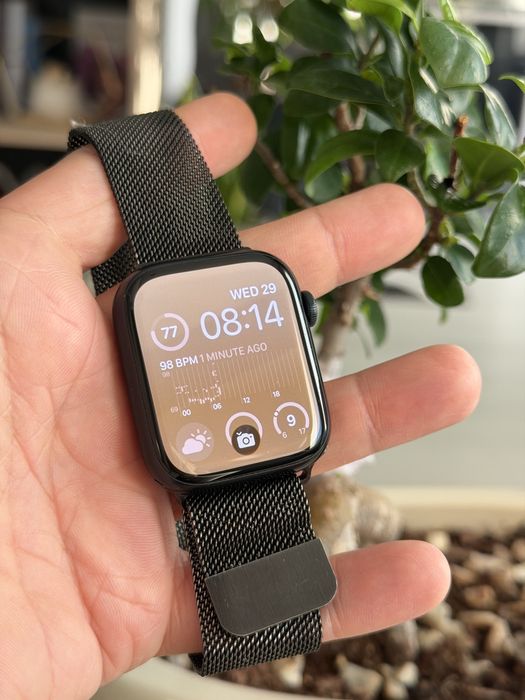 Apple Watch Series 7 (GPS) – 45mm, Culoare Midnight, Carcasă Aluminiu