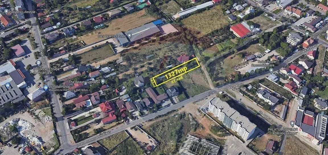Teren in Slatina, loc de casa , 1327mp ,central