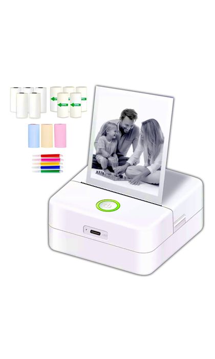 Мини принтер Mini Thermal супер навороченный блютуз имеется все функци