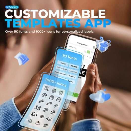 Imprimantă etichete autoadezive Nelko PM220, iOS și Android, 5 cm