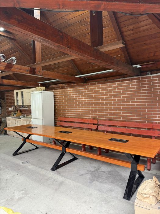 Masa lemn masiv 4,0 m lungime