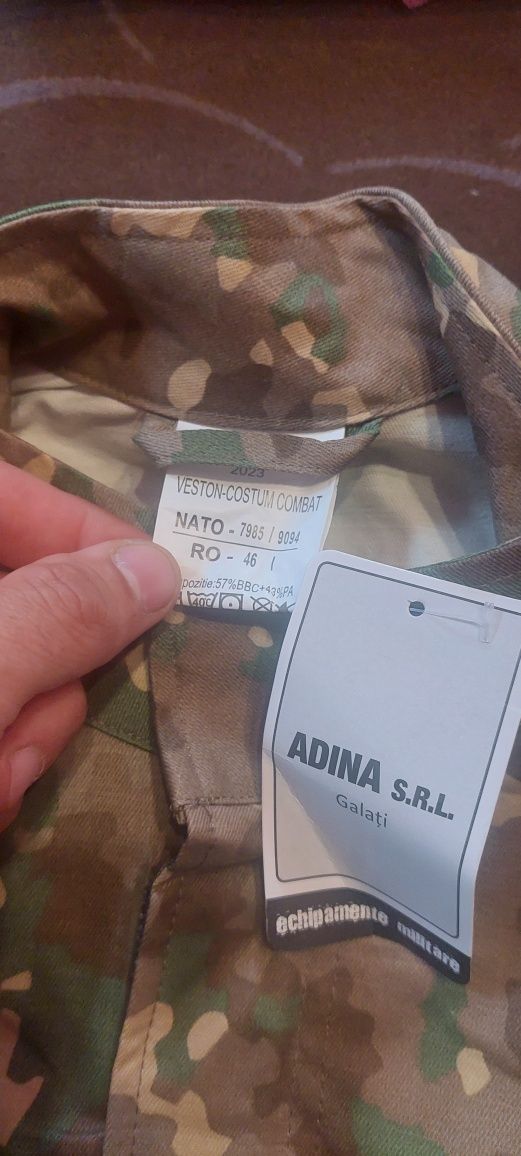 Ținuta combat,veston și pantalon