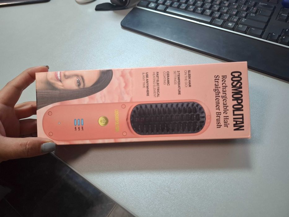 Четка за коса безжична четка да изправяне