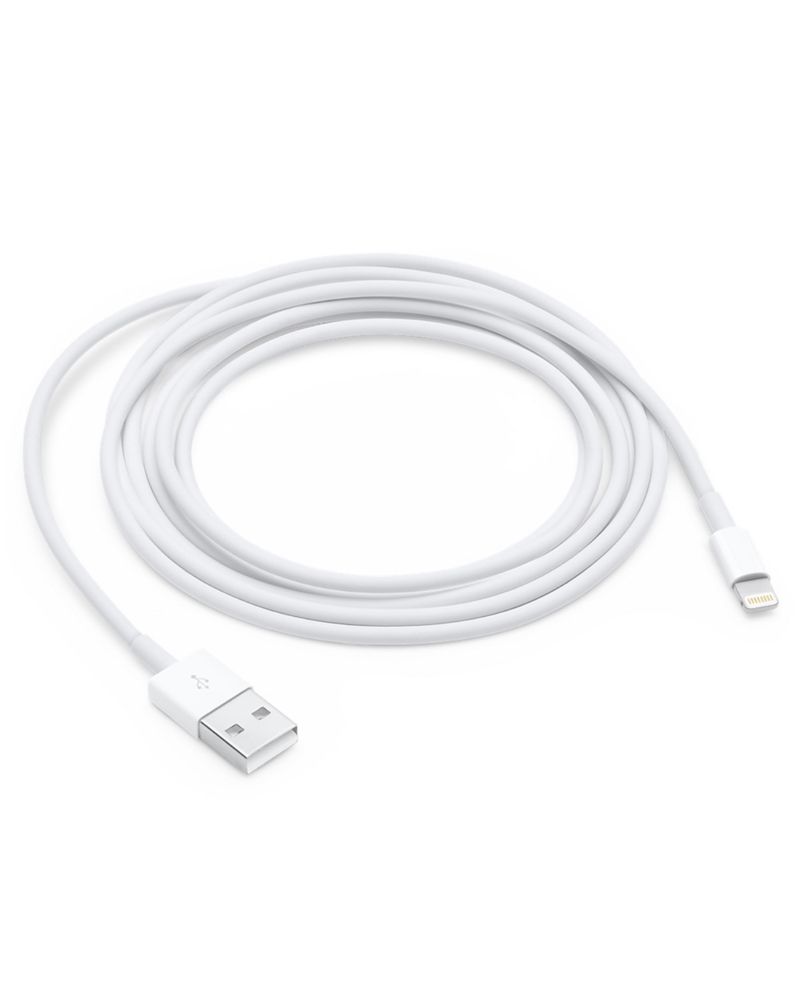 Cablu de date/incarcare Apple, USB to Lightning, 1m, White