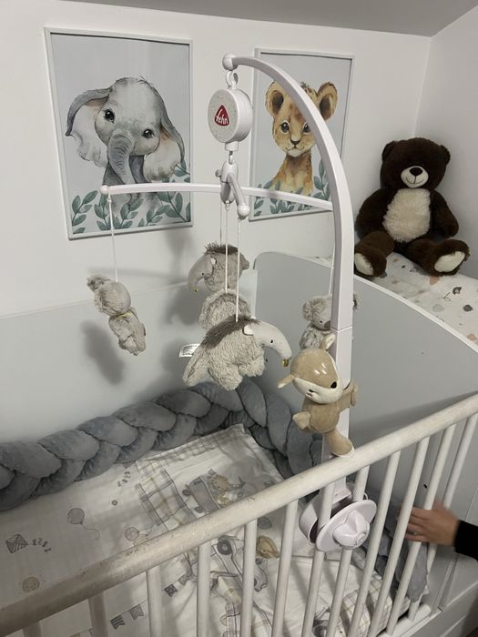 Patut bebe transformabil 120x70