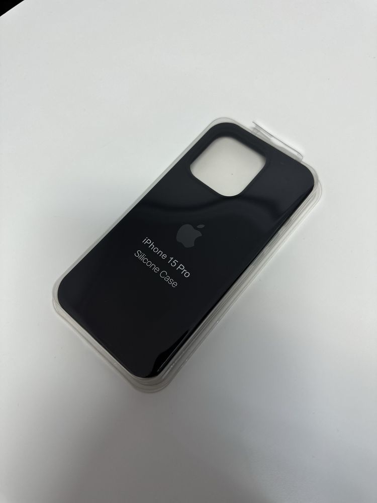 Husa neagra silicon iphone 15 Pro