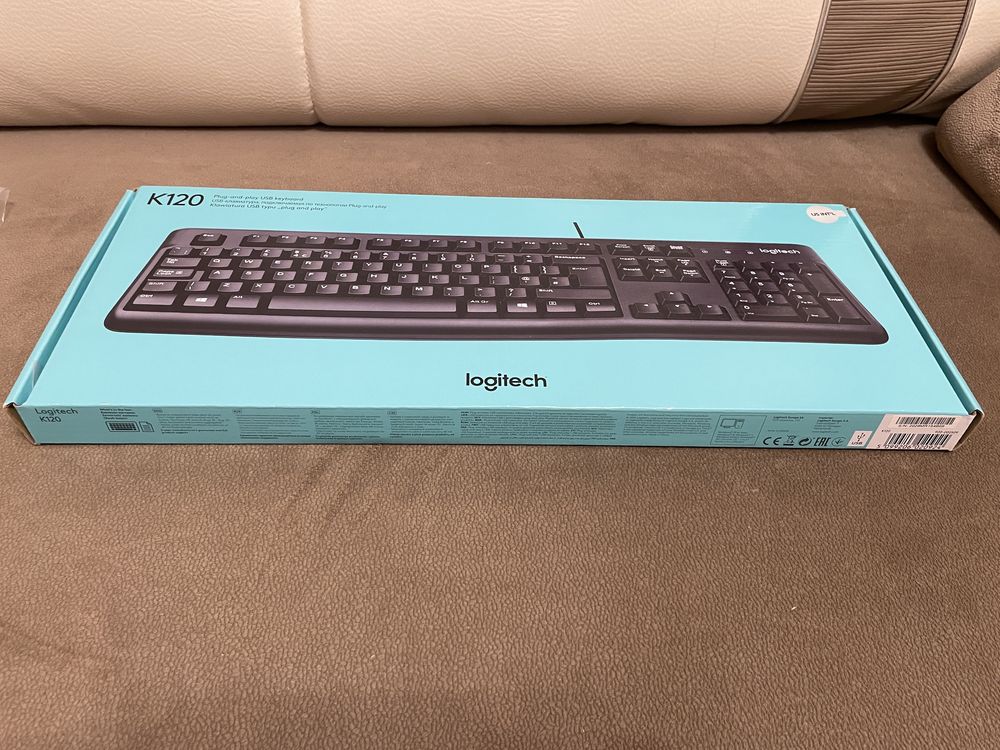 Tastatura Logitech K120 Business, USB, layout US INTL, Negru