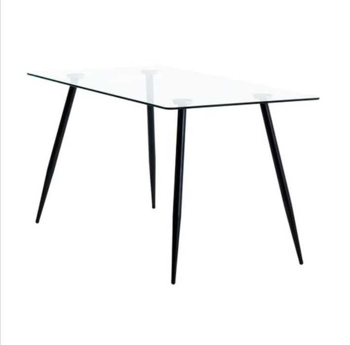 Masa dining sticla 140x80x75 grosime 1cm