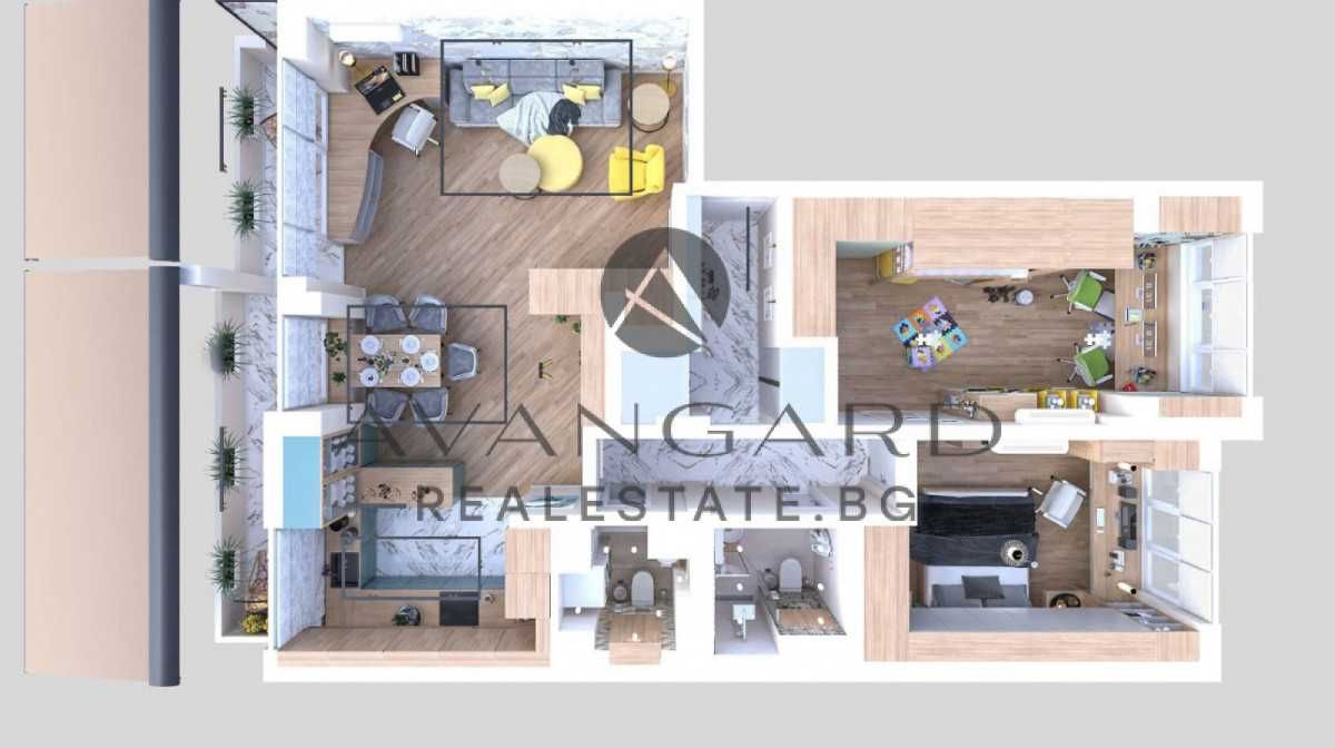 Продава се Тристаен апартамент в Пловдив, Център - 160 кв.м за 1675 €/кв.м - Снимка #8