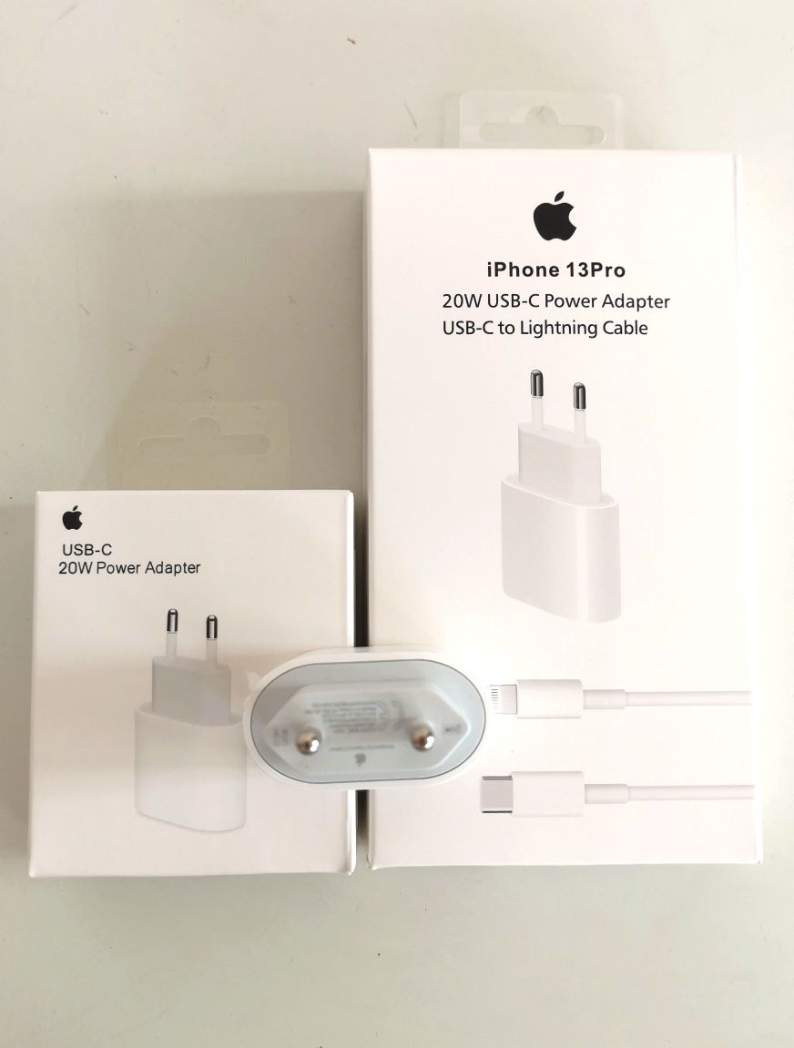 Kit apple incarcator original iphone 12/13,14,cablu usb c to lightning