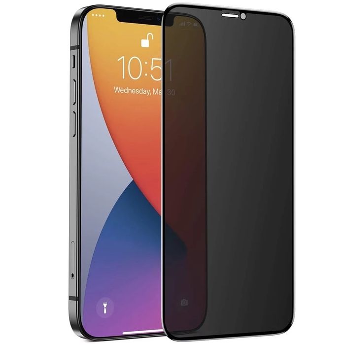 Iphone 13/14/15/16E/16/17 PRO MAX Folie Sticla Tempe Glass Pro Privacy