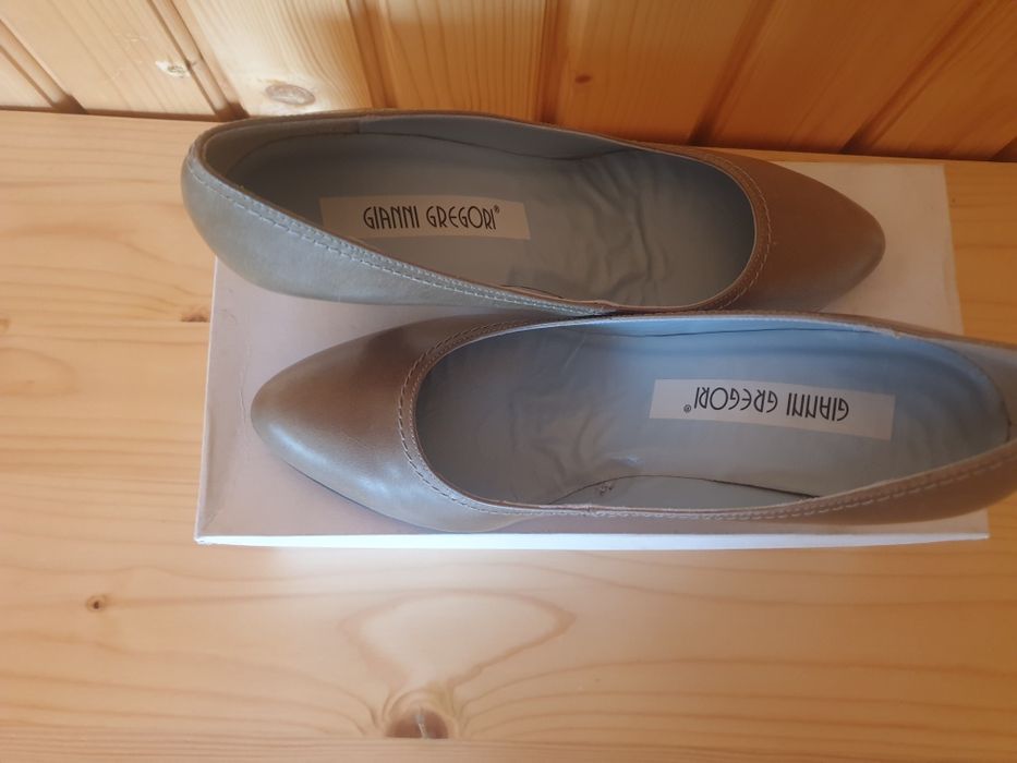 Pantofi dama piele verde-kaki noi