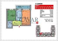 Apartament 2 Camere 57 mp Etaj Intermediar Comision 0%