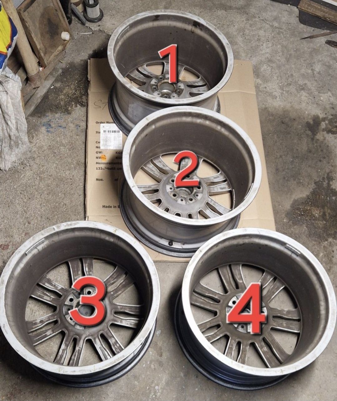 Jante Aliaj Orig BMW M.PAKET Două Lățimi R20 Et.40 10J Et.35 11J 5x120