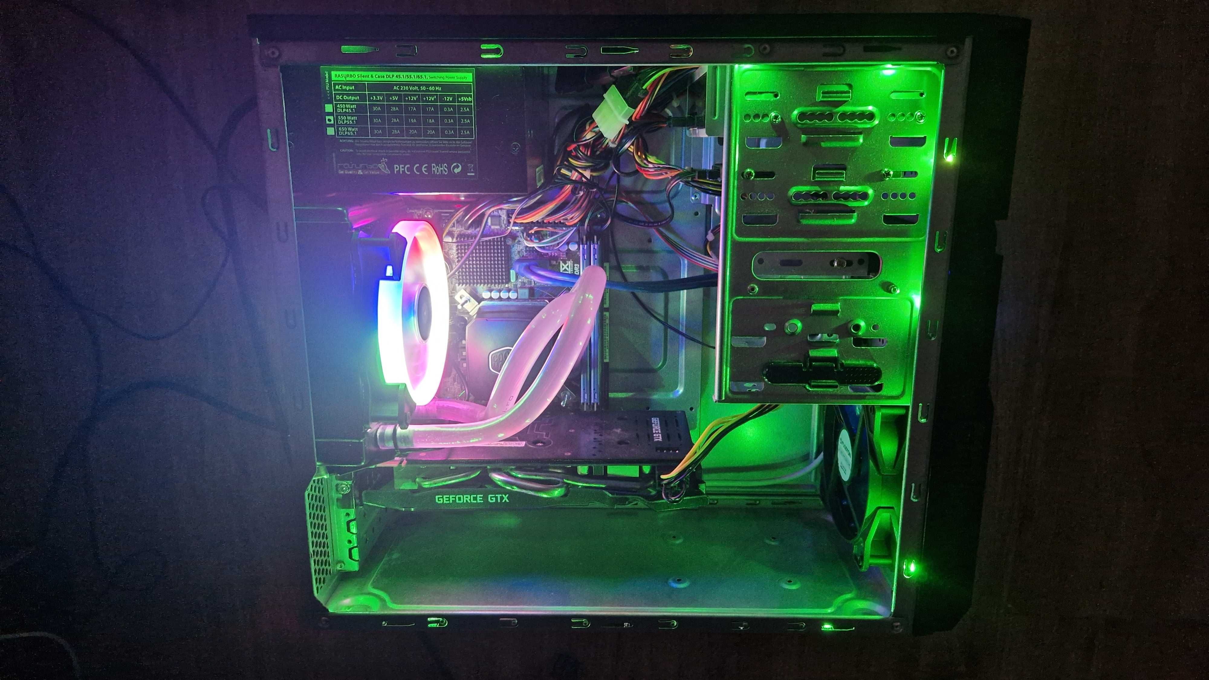 PC Gaming i5 Racire Lichid/16GB RAM/SSD/GF GTX 960/WiFi/W11 la 700lei