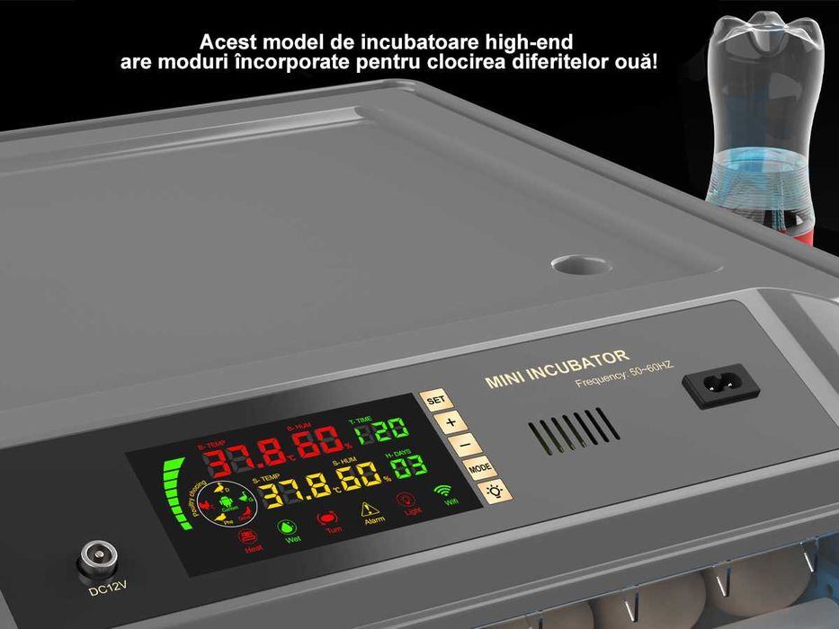 Incubator Аutomat SMART mare 400 de ouă Еtaje 4