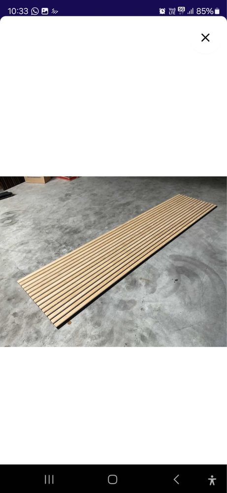 Vand panou riflaj Linea Acustic