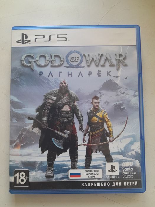 Диск от Ps 5 God of war ragnarok