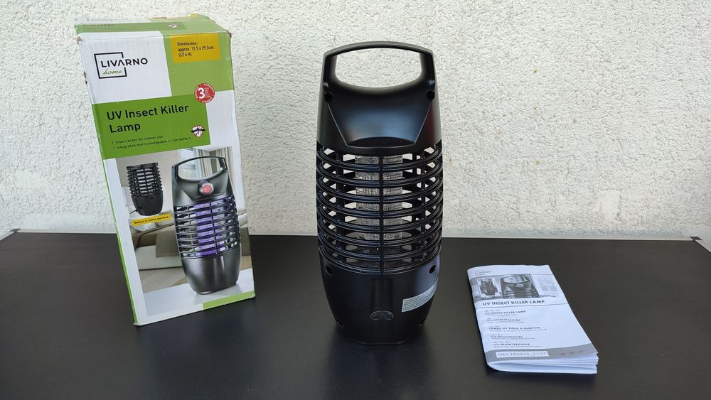 Capcana pentru insecte tantari UV LIVARNO interior rulota cort camping