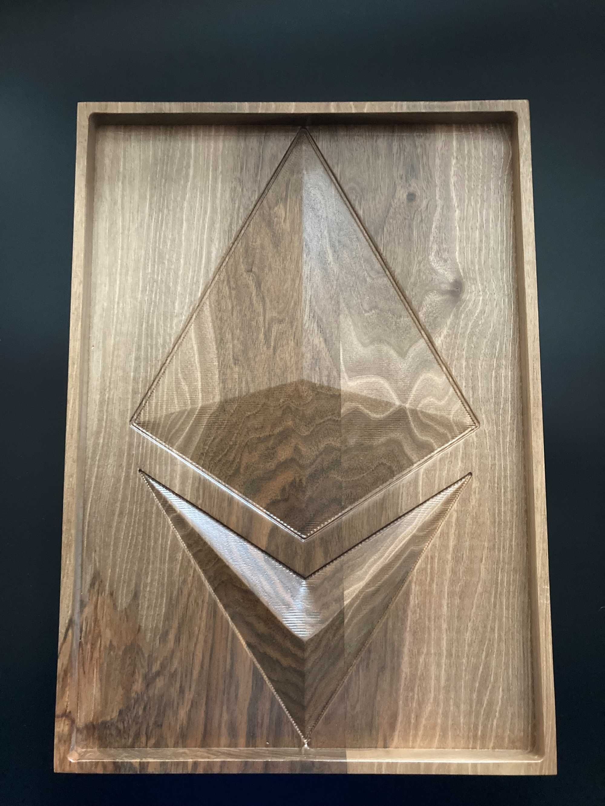 Етериум/Ethereum Пано за стена от орех