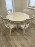 Vand masa Ingatorp + 4 scaune Ingolf Ikea