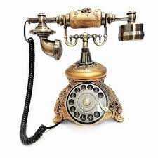 декоративный телефон в антикварном стиле