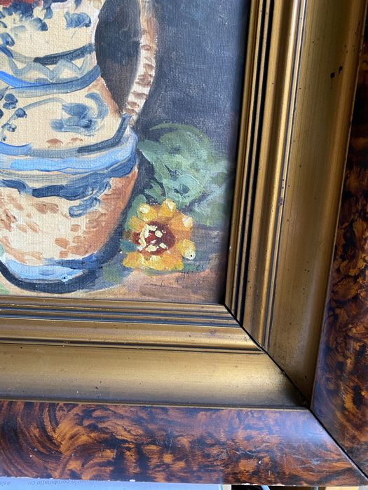 Vand tablou Vaza cu flori,ulei pe panza