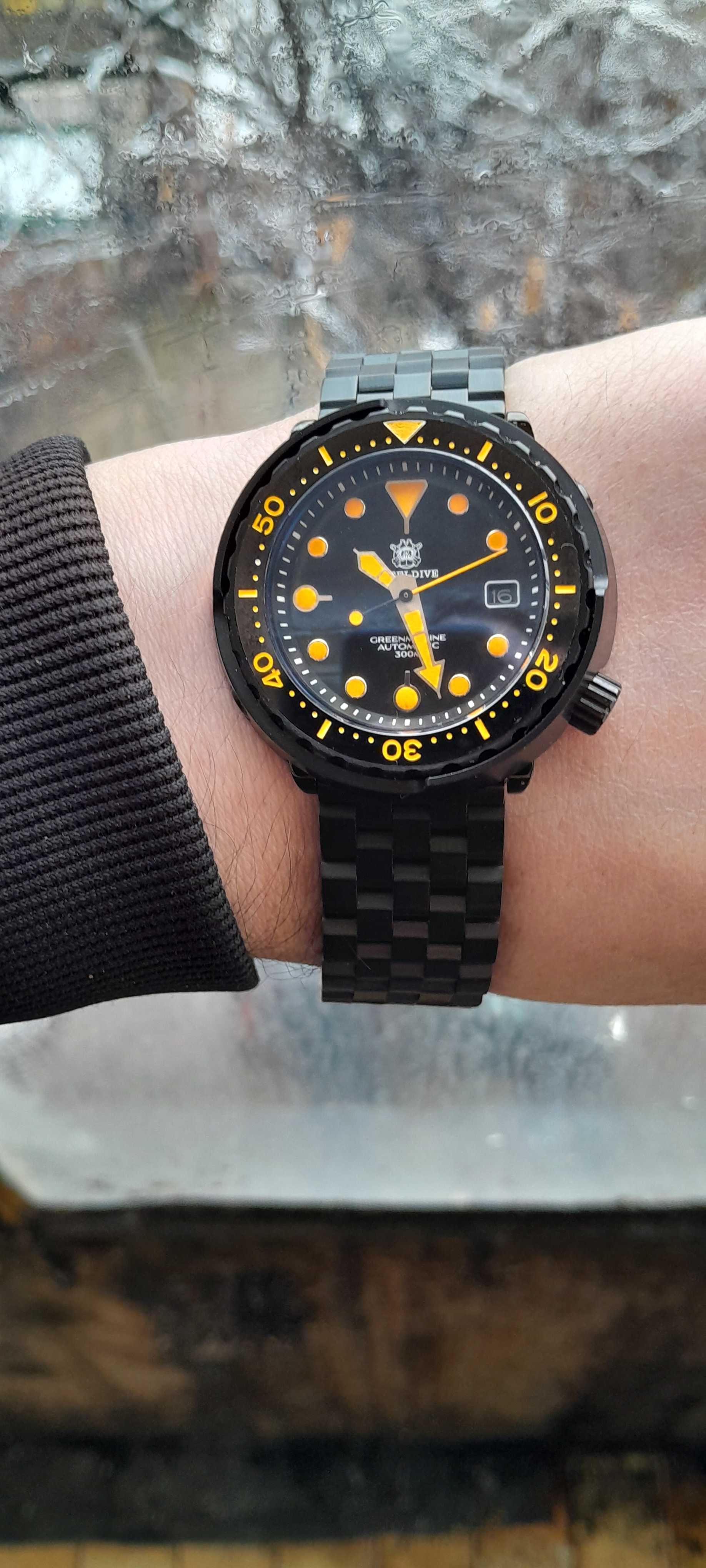 Хомйдж Seiko tuna STEELDIVE Black Orange SD1975 XT