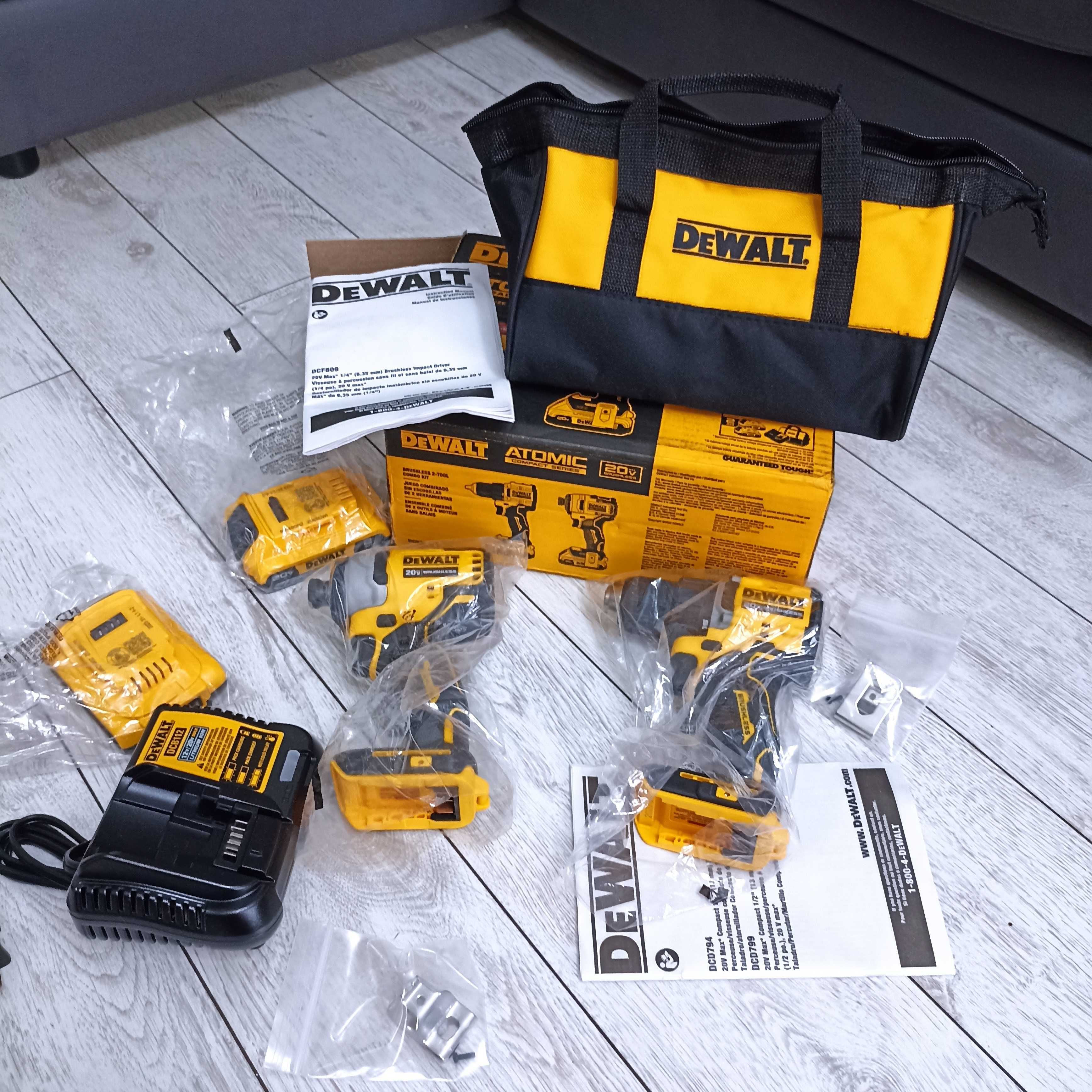 Аккумуляторный COMBO 20 V ( шуруповерт + дрель) DeWalt . Оригинал