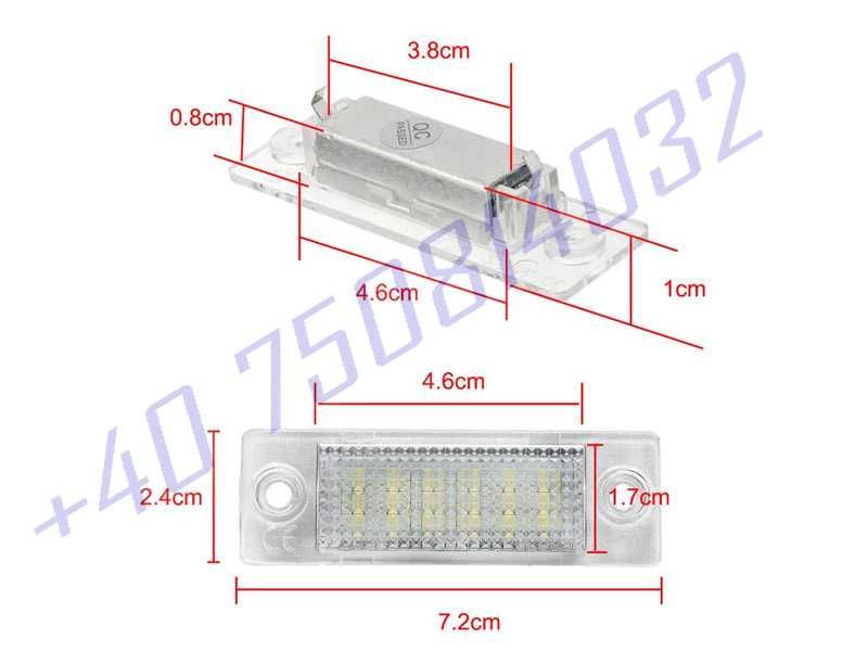 Lampi Numar LED leduri Canbus VW Golf Passat Skoda Placuta Spate Dioda