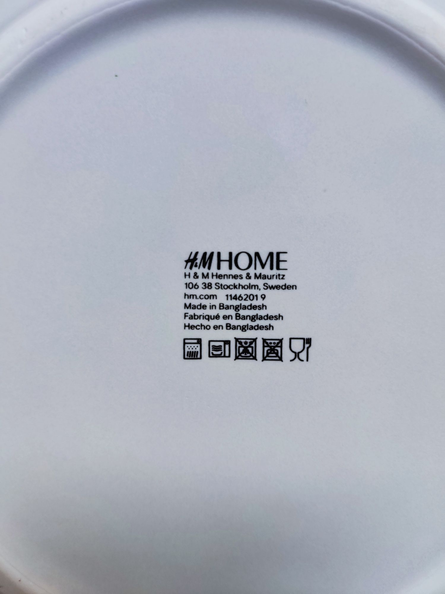 Керамичен детски сервиз, чиния и купа, от H&M