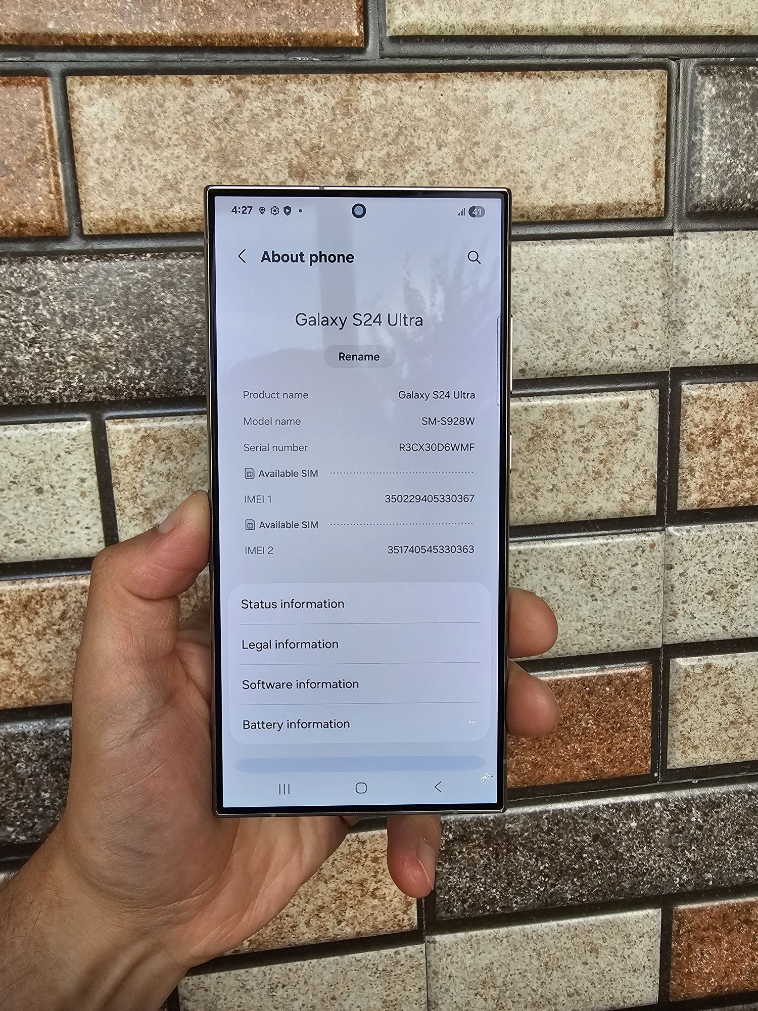 Samsung s24 ultra 256gb