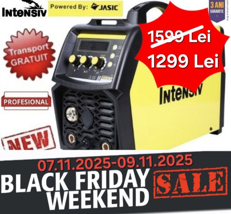 Intensiv MIG 190-Aparat sudura cu sarma MIG-MAG/TIG/MMA,Argon/fara gaz